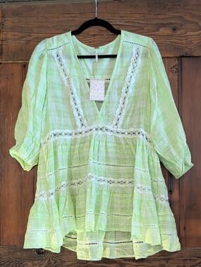 Free People Time Out Lace Tunic